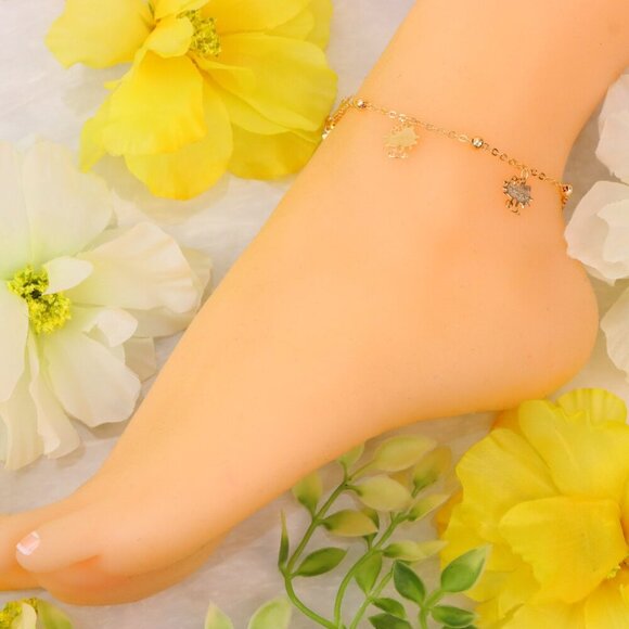 Minimalist Anklet, Sleek & Modern Design, Women’s Fashion, YC110167-A - Picture 9 of 9